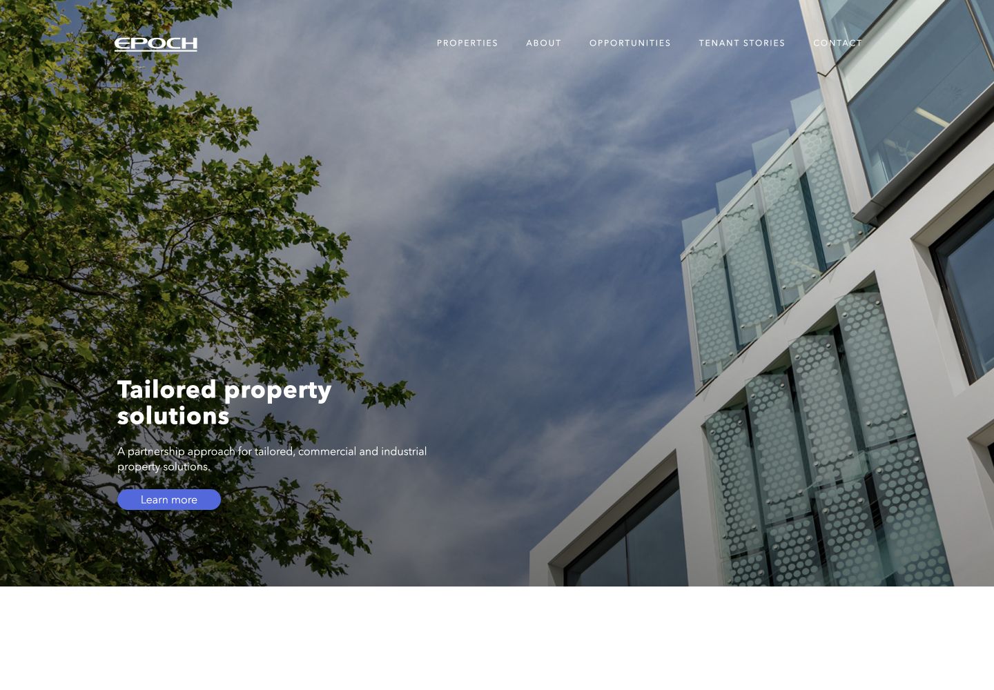 Existing Epoch website
