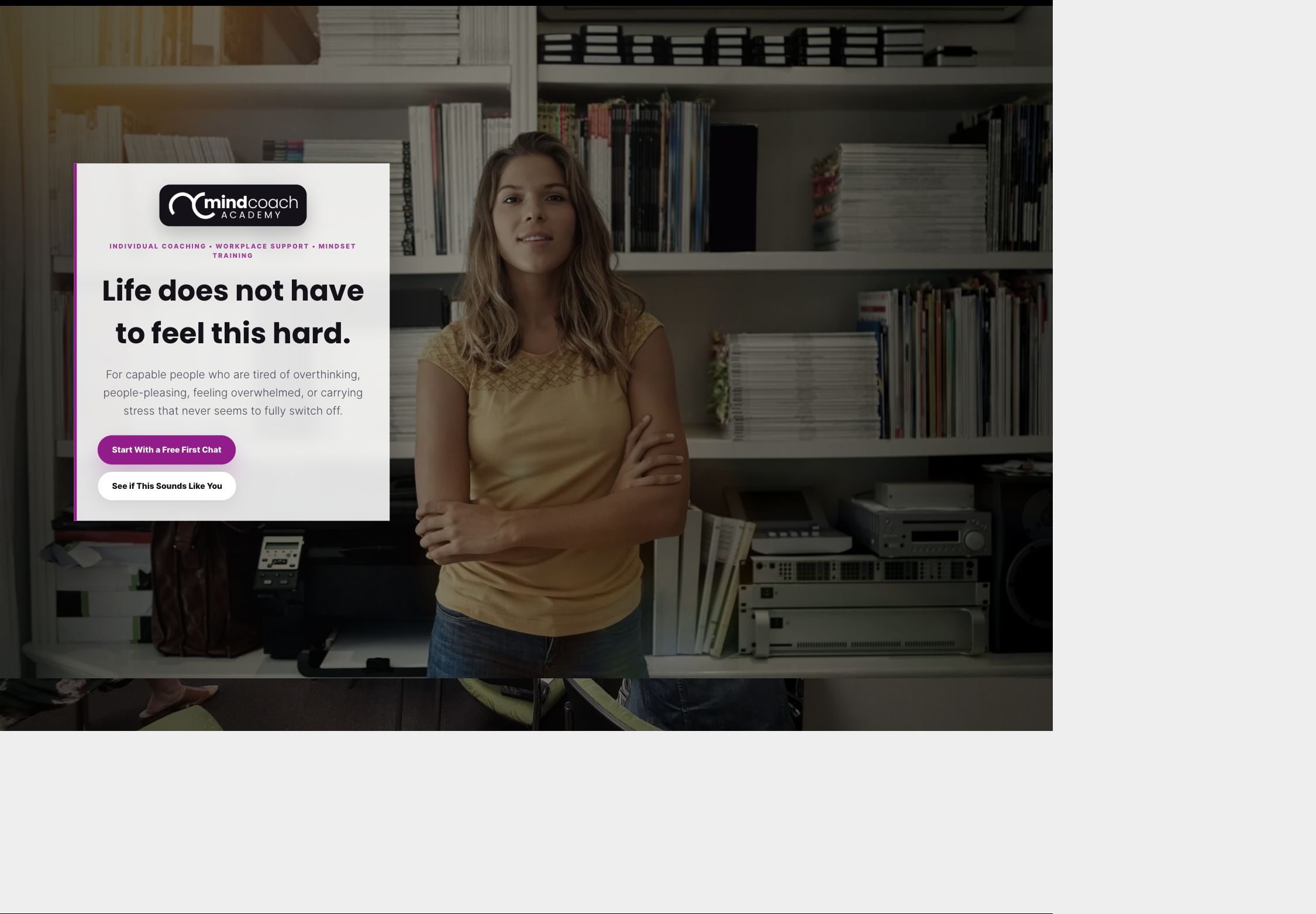Current homepage