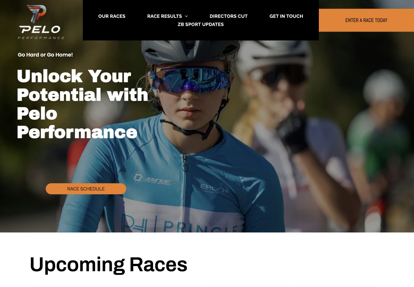 Pelo Performance · Public landing page