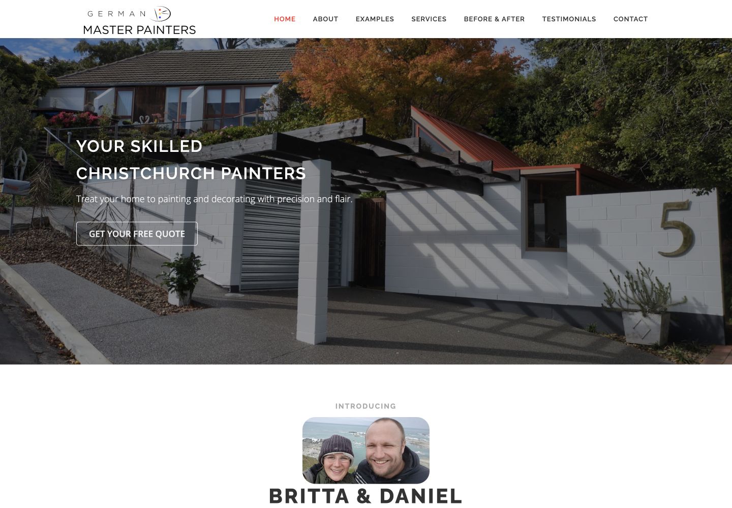 Existing German Master Painters website