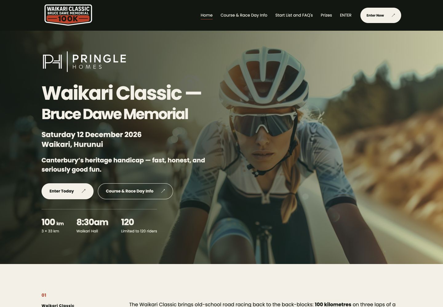 Waikari Classic · Public landing page